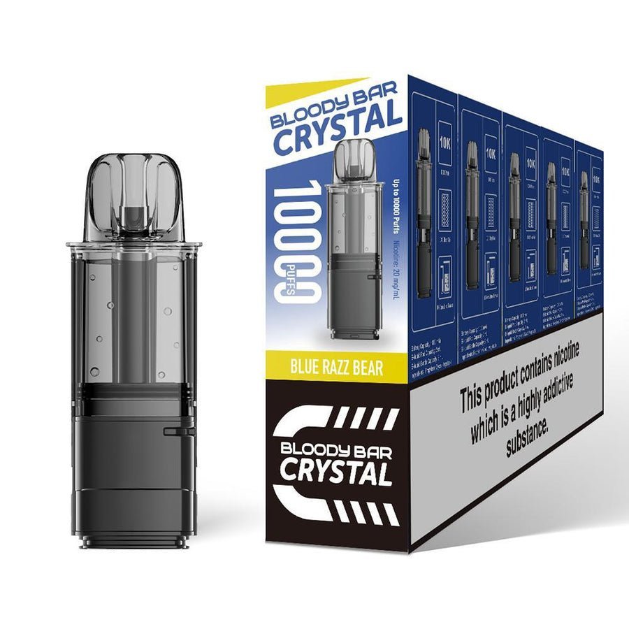 Bloody Bar Crystal 10k Replacement Pods - Power Vape Shop