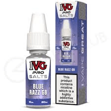Blue Razz GB E-Liquid by IVG Pro Salts - Power Vape Shop