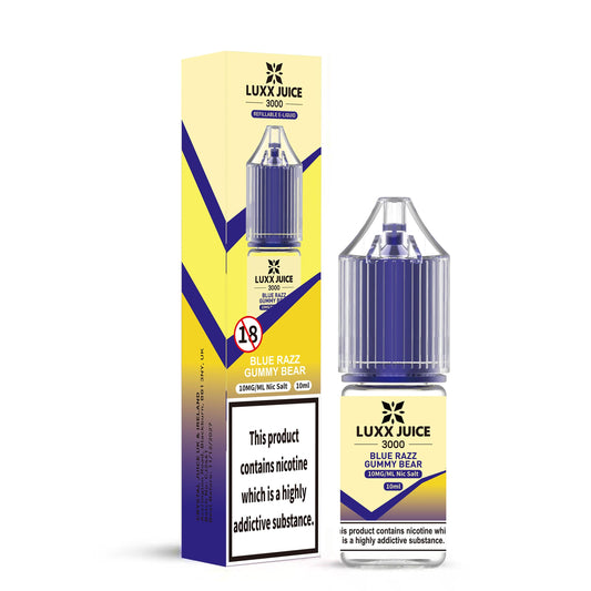 Blue Razz Gummy Bear Nic Salt 10ml - Power Vape Shop
