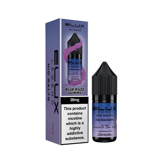 Blue Razz Gummy Nic Salt E - Liquid by Elux Legend - Power Vape Shop