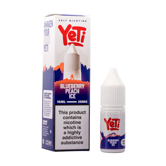 Blueberry Peach Ice Nic Salt E - Liquid by Yeti - Power Vape Shop