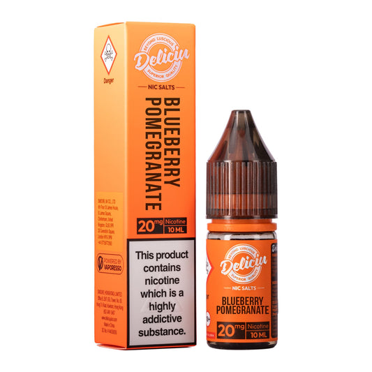 Blueberry Pomegranate Nic Salt E - Liquid by Deliciu - Power Vape Shop