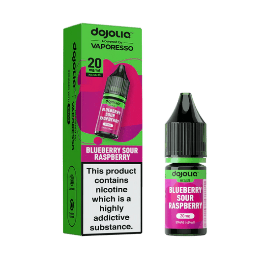 Blueberry Sour Raspberry Nic Salt E-Liquid by Vaporesso Dojo Liq 10ml - Power Vape Shop