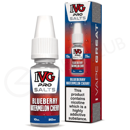 Blueberry Watermelon Cherry E-Liquid by IVG Pro Salts - Power Vape Shop