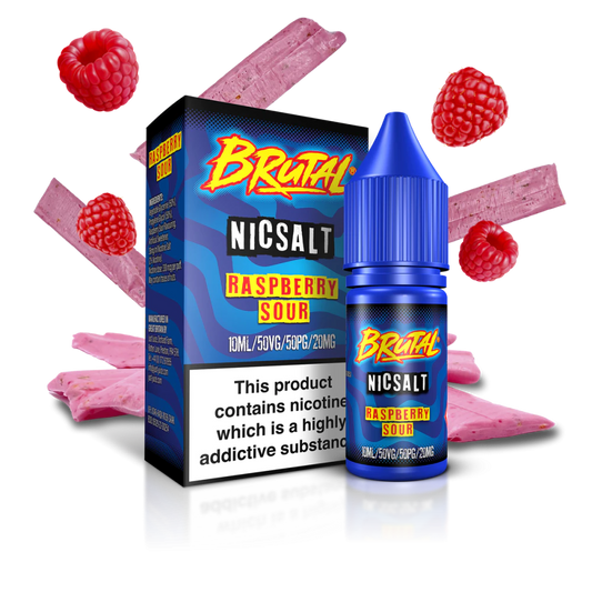 Brutal Raspberry Sour Nic Salt by Just Juice 10ml - Power Vape Shop
