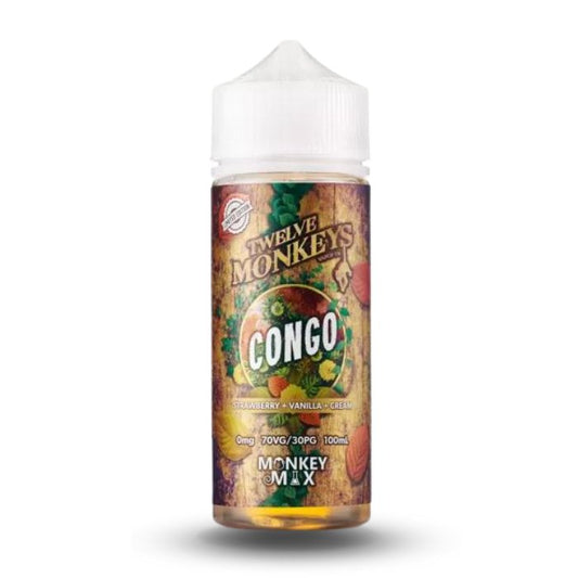 Congo Cream By Twelve Monkeys 100ml Short Fill - Power Vape Shop