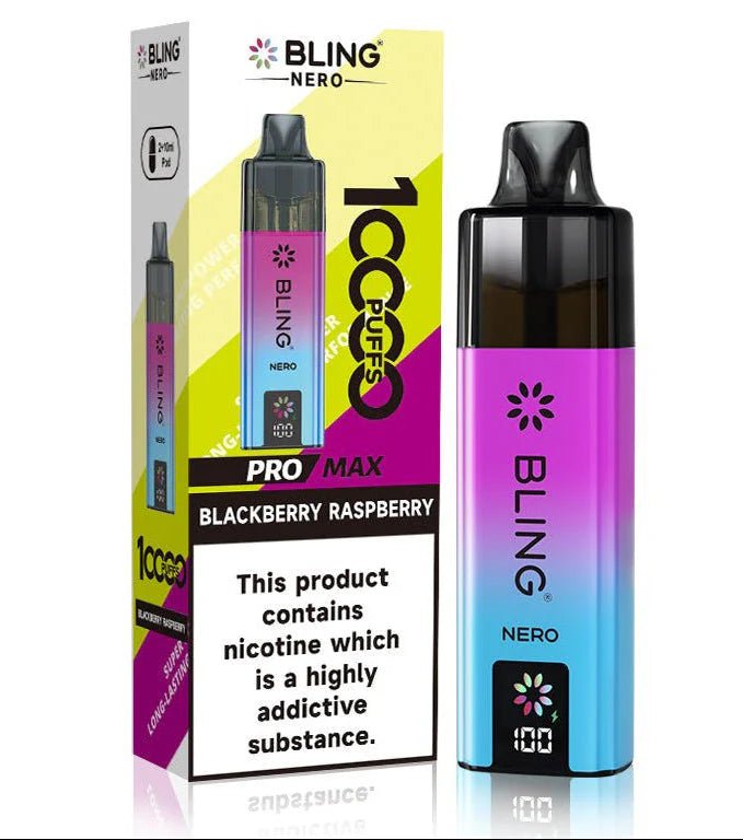 Crystal Bling Nero 10k Prefilled Pod Kit - Power Vape Shop