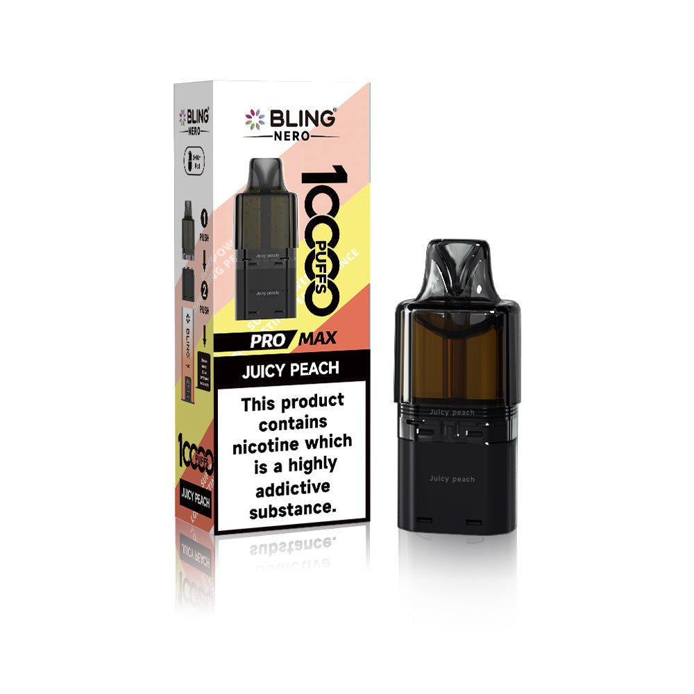 Crystal Bling Nero 10k Prefilled Pods - Power Vape Shop