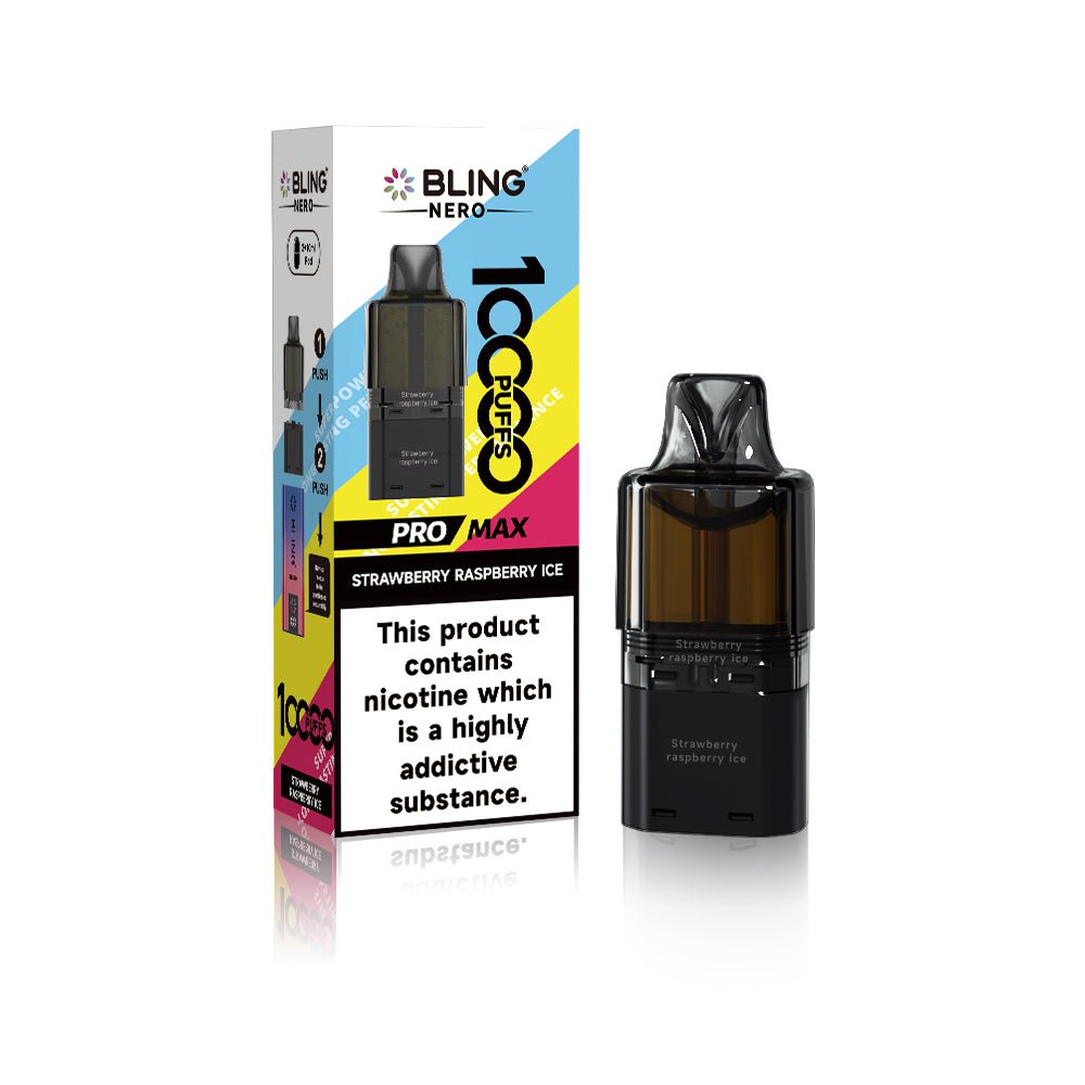 Crystal Bling Nero 10k Prefilled Pods - Power Vape Shop