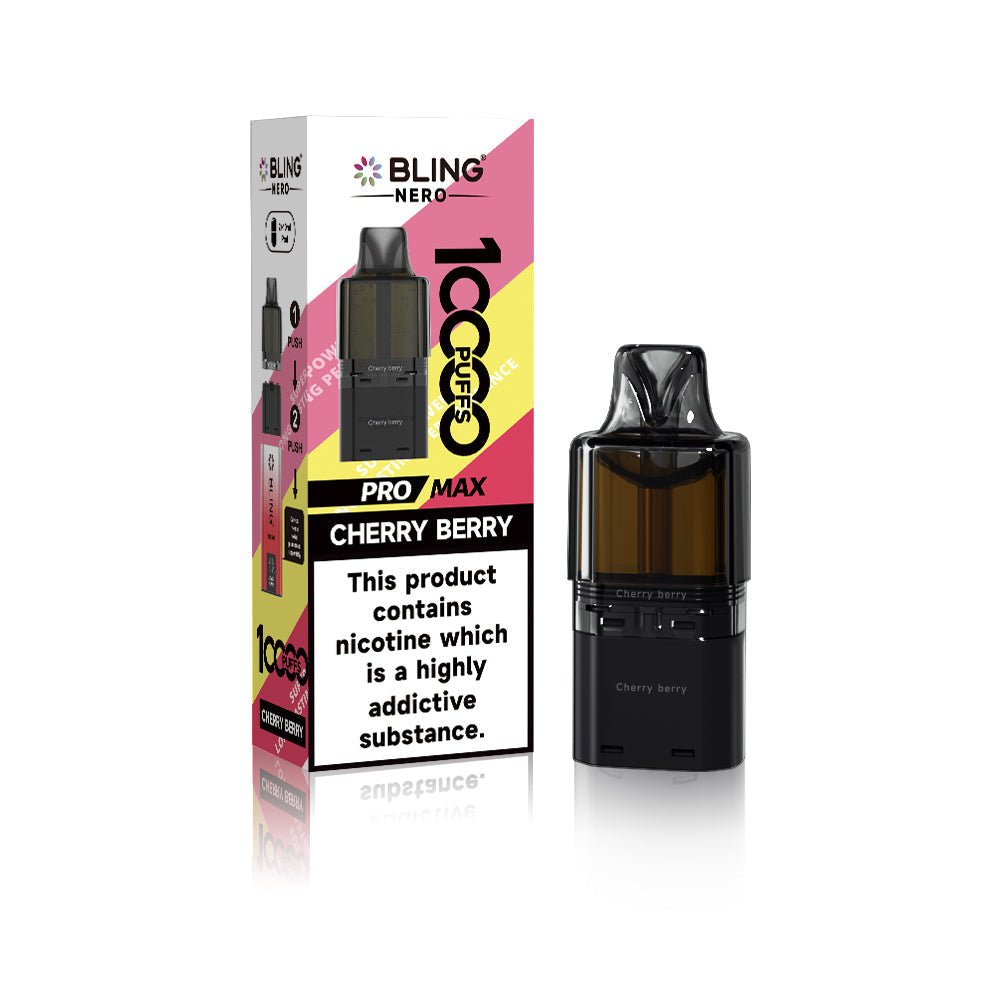 Crystal Bling Nero 10k Prefilled Pods - Power Vape Shop