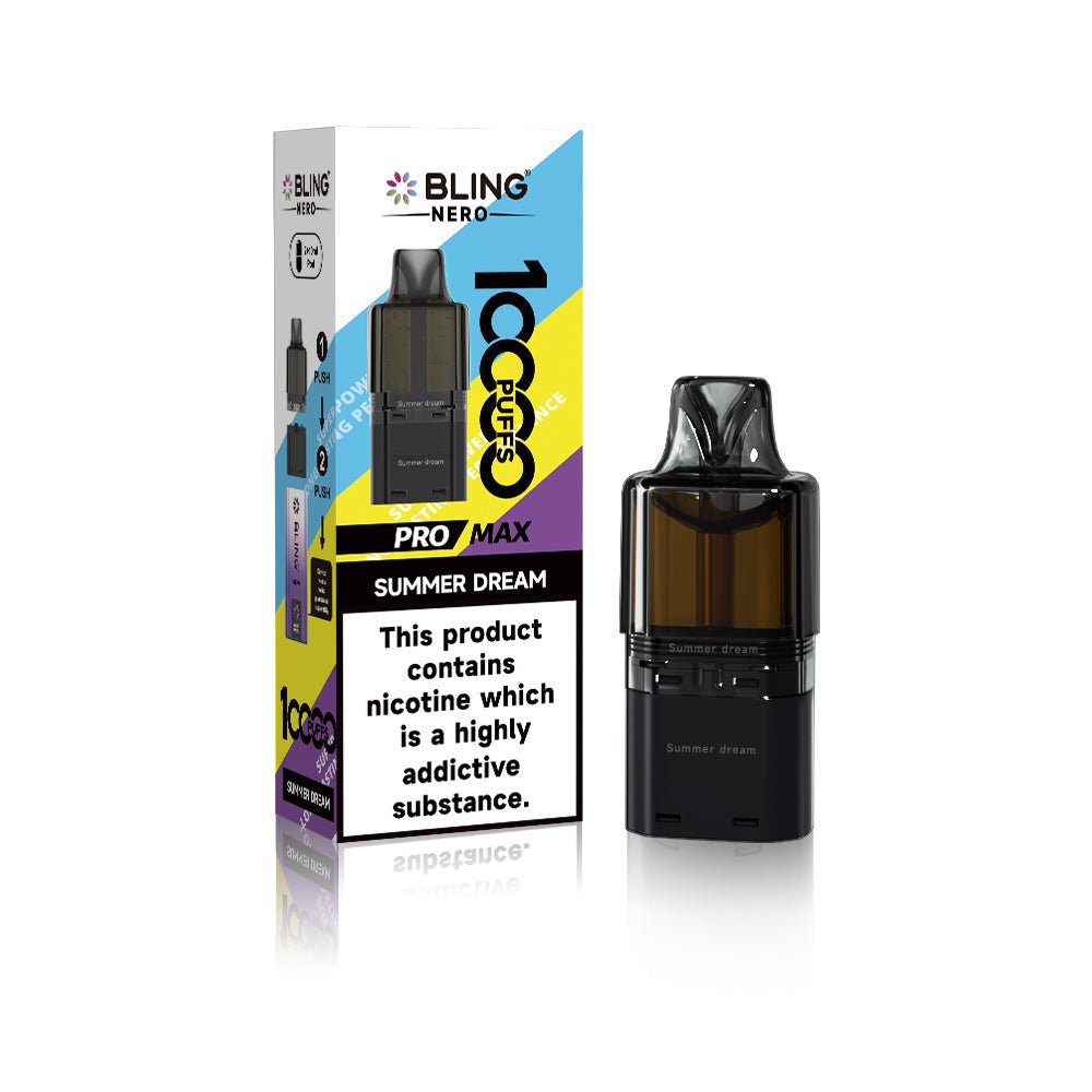 Crystal Bling Nero 10k Prefilled Pods - Power Vape Shop