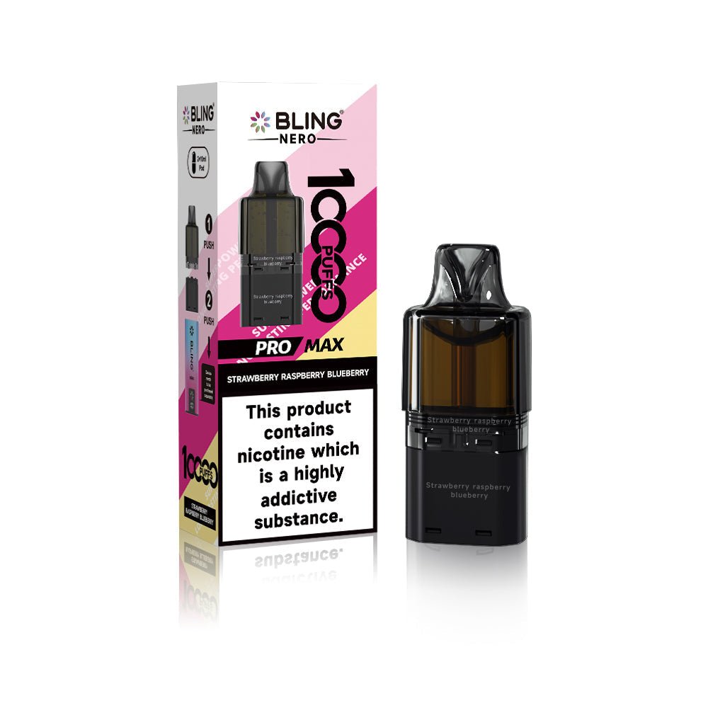 Crystal Bling Nero 10k Prefilled Pods - Power Vape Shop