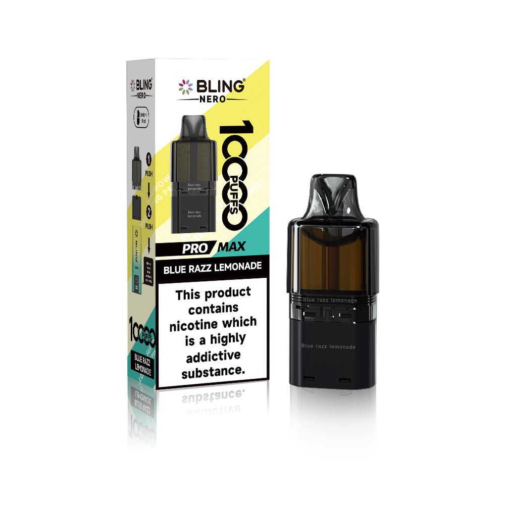 Crystal Bling Nero 10k Prefilled Pods - Power Vape Shop