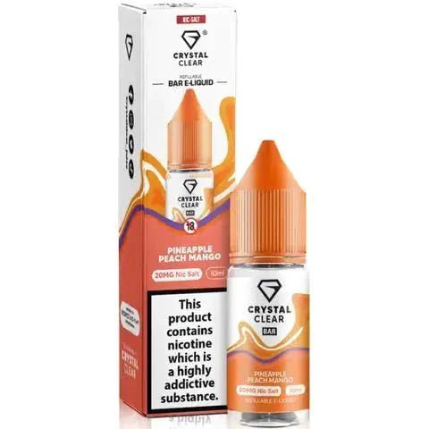 Crystal Clear Nic Salts 10ml E-Liquid - Power Vape Shop