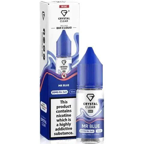 Crystal Clear Nic Salts 10ml E-Liquid - Power Vape Shop