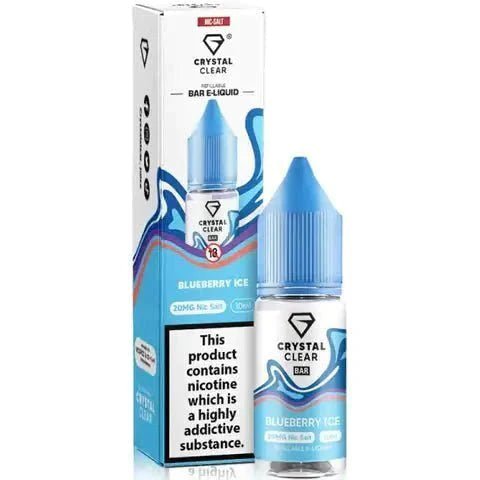 Crystal Clear Nic Salts 10ml E-Liquid - Power Vape Shop