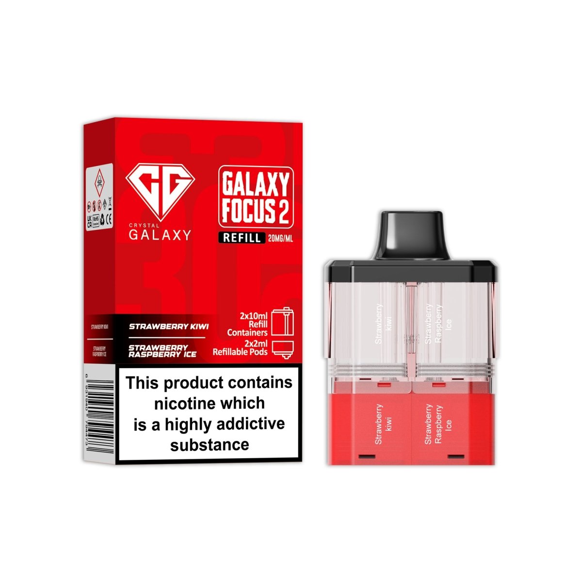 Crystal Galaxy Focus 2 Prefilled Pods