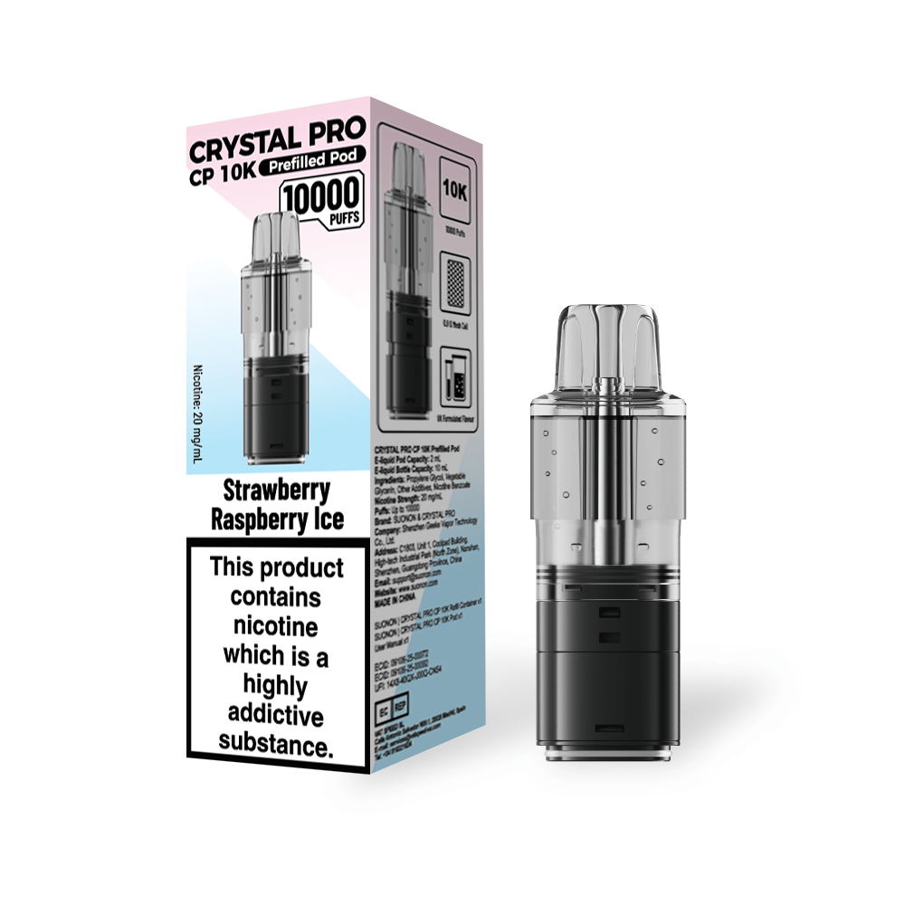 Crystal Pro CP 10k Replacement Pods - Power Vape Shop