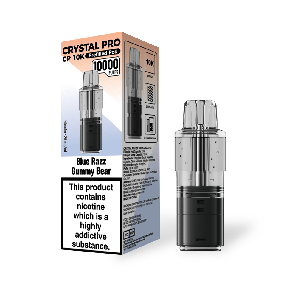 Crystal Pro CP 10k Replacement Pods - Power Vape Shop