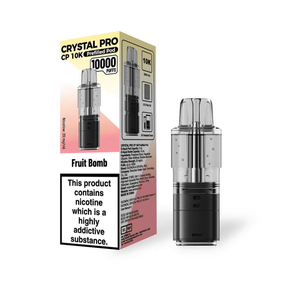 Crystal Pro CP 10k Replacement Pods - Power Vape Shop