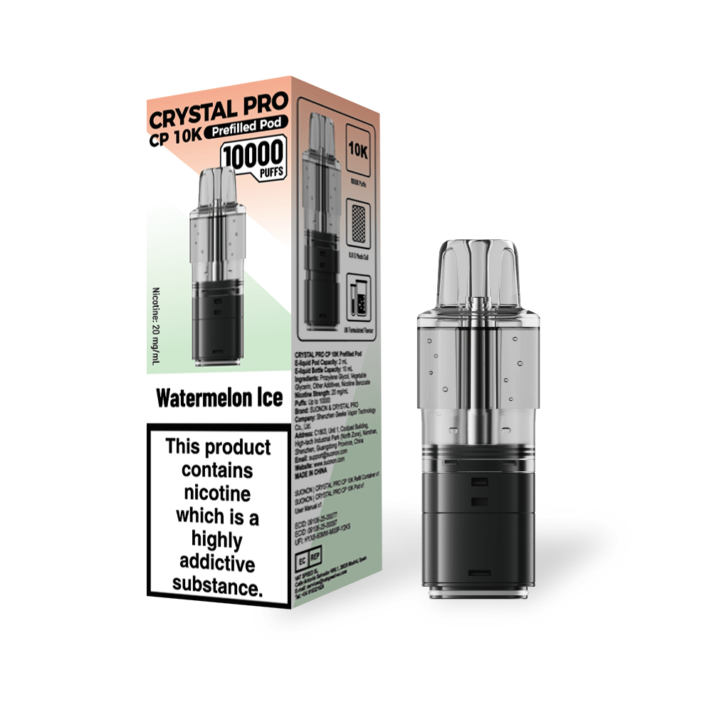 Crystal Pro CP 10k Replacement Pods - Power Vape Shop