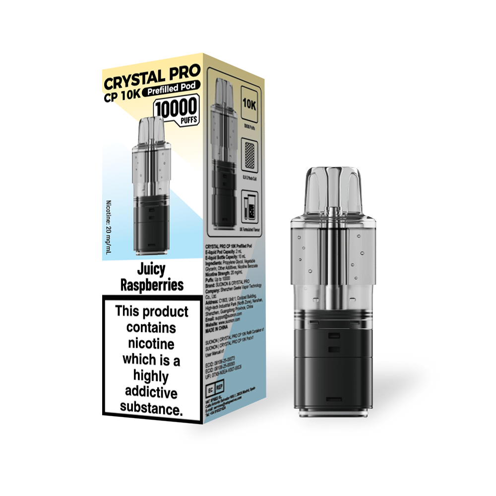 Crystal Pro CP 10k Replacement Pods - Power Vape Shop