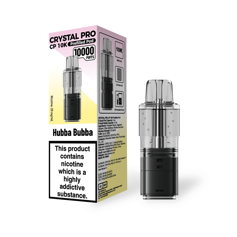 Crystal Pro CP 10k Replacement Pods - Power Vape Shop