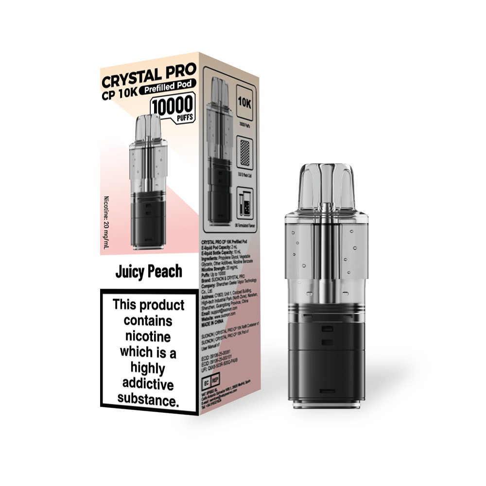 Crystal Pro CP 10k Replacement Pods - Power Vape Shop