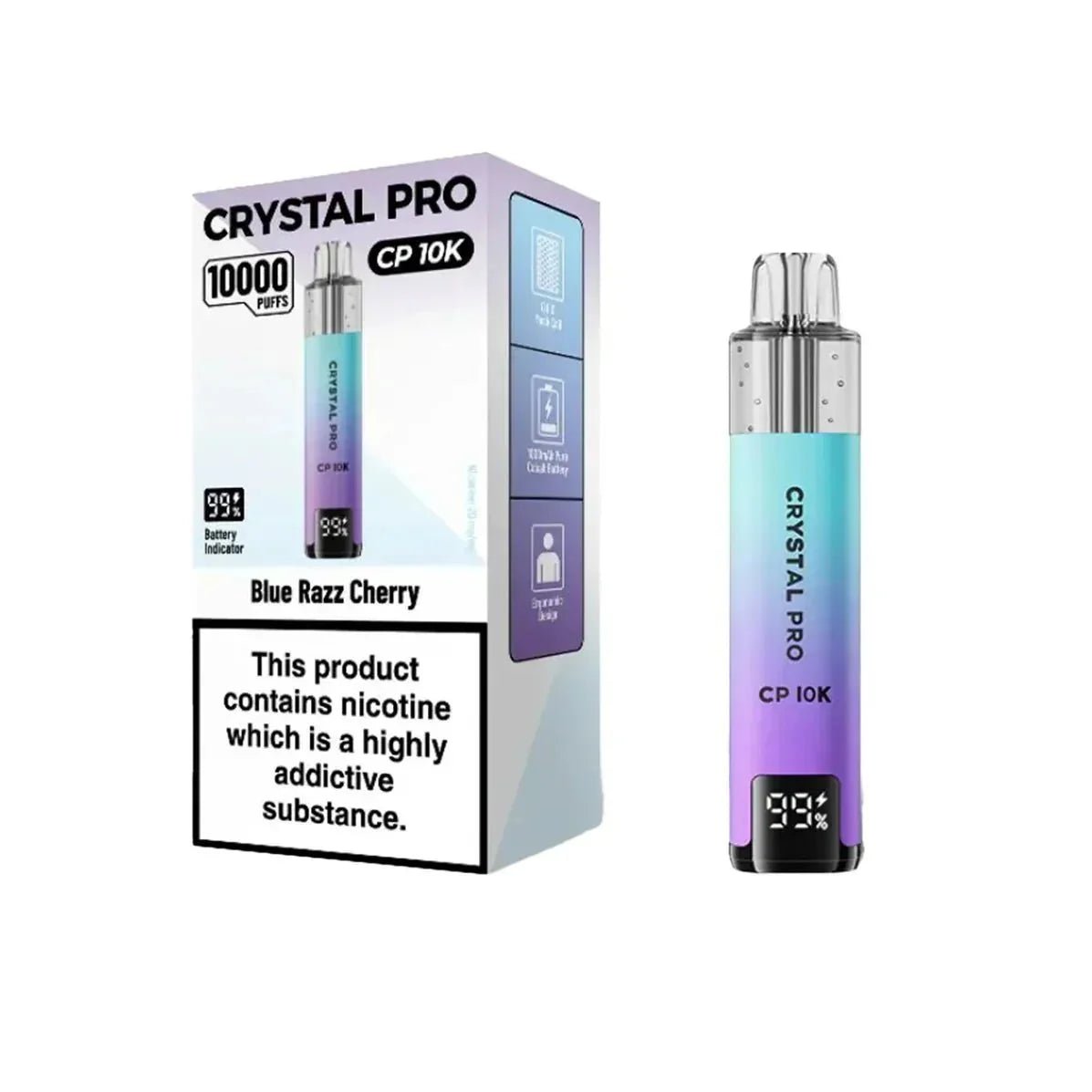 Crystal Pro CP 10k Vape Kit - Power Vape Shop