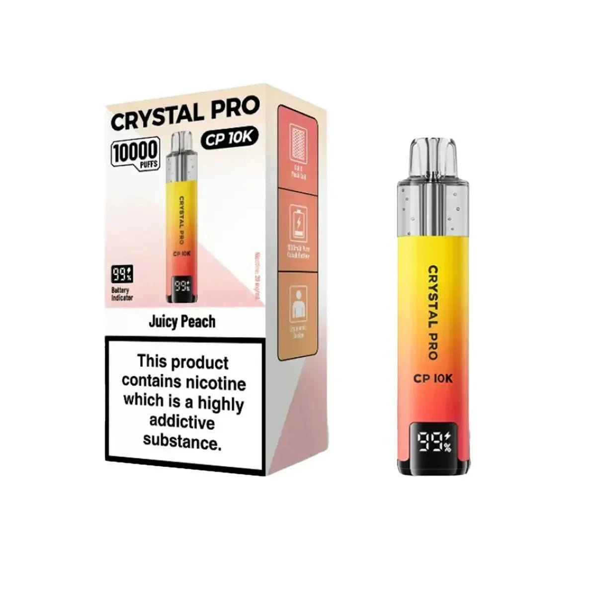 Crystal Pro CP 10k Vape Kit - Power Vape Shop