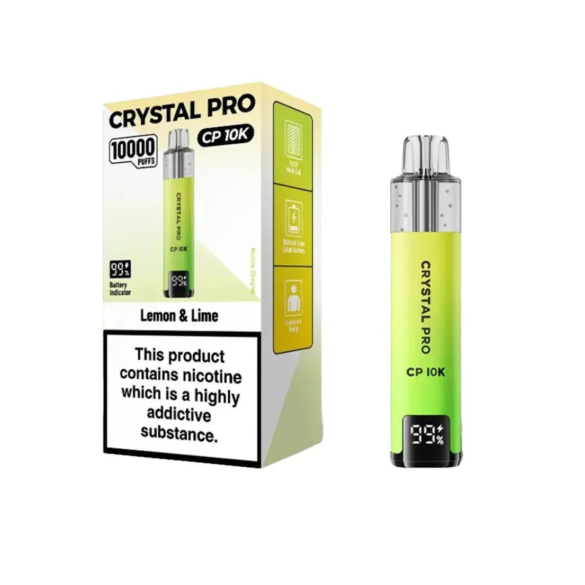 Crystal Pro CP 10k Vape Kit - Power Vape Shop