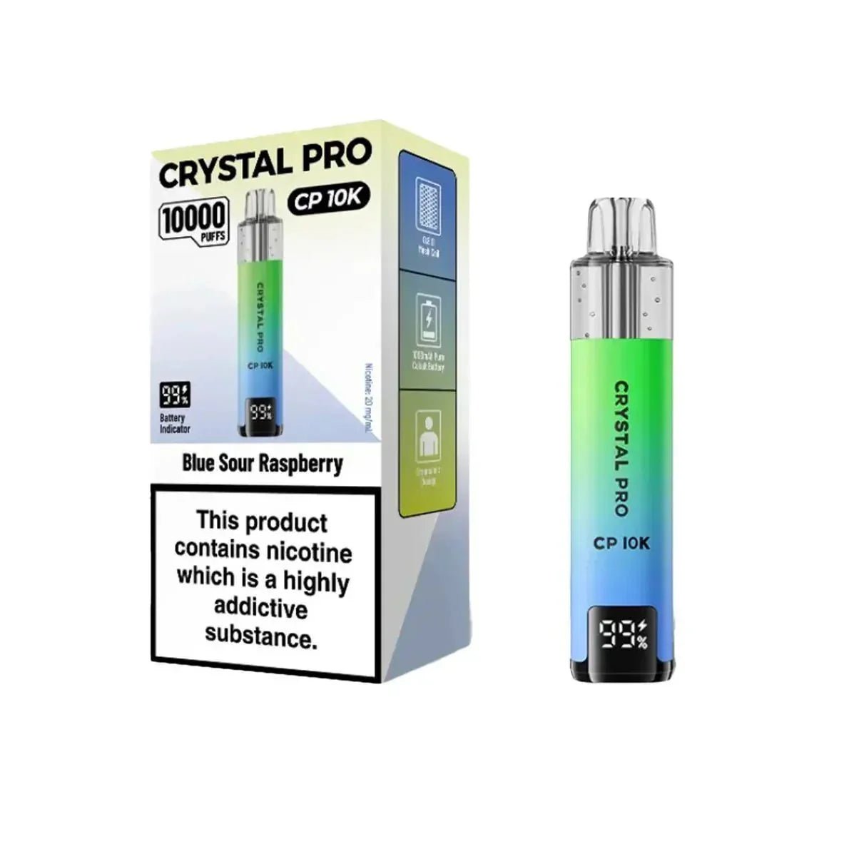 Crystal Pro CP 10k Vape Kit - Power Vape Shop