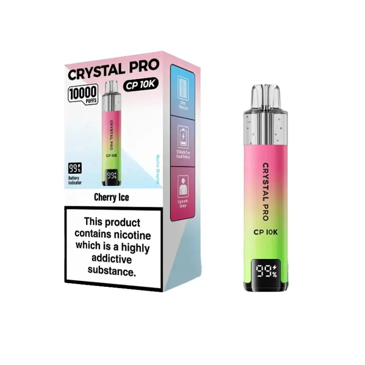 Crystal Pro CP 10k Vape Kit - Power Vape Shop