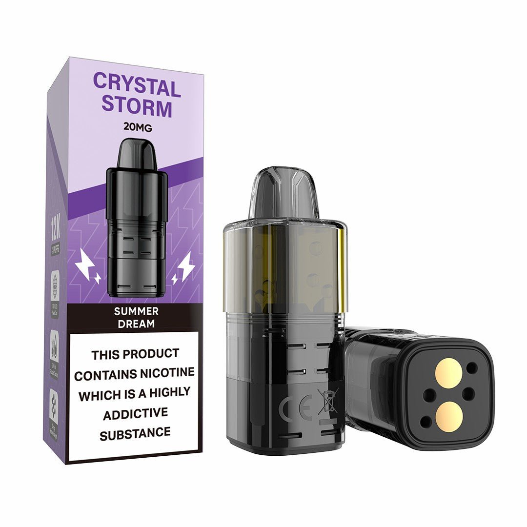 Crystal Storm Bar 12k Replacement Pods - Power Vape Shop