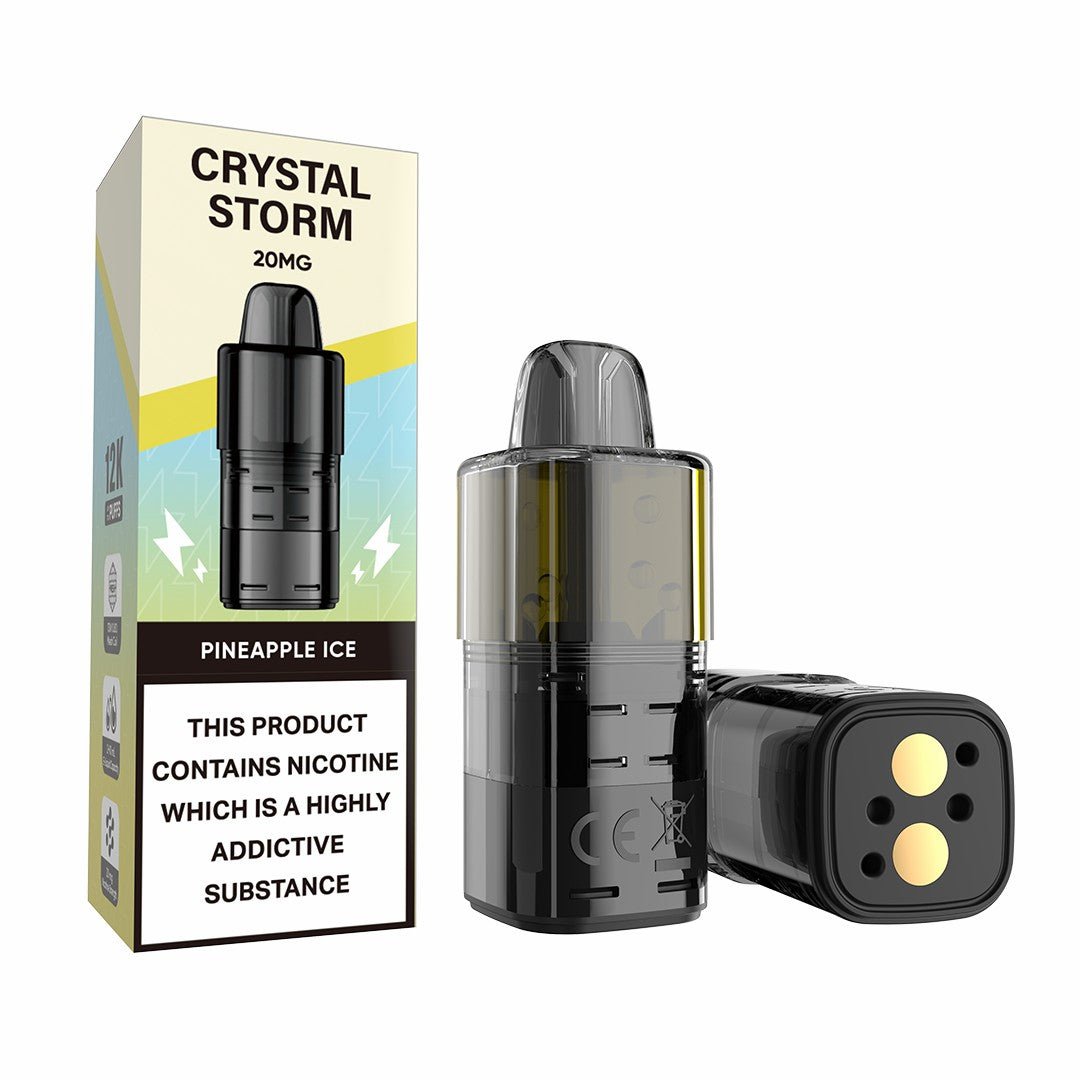 Crystal Storm Bar 12k Replacement Pods - Power Vape Shop