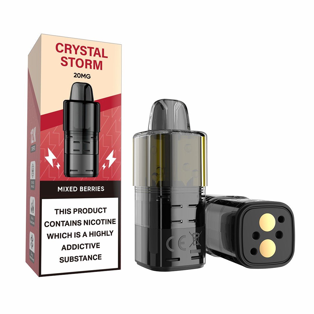 Crystal Storm Bar 12k Replacement Pods - Power Vape Shop