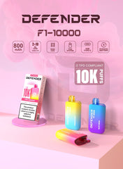 Defender F1 - 10000 Replacement Refill Pods - Power Vape Shop