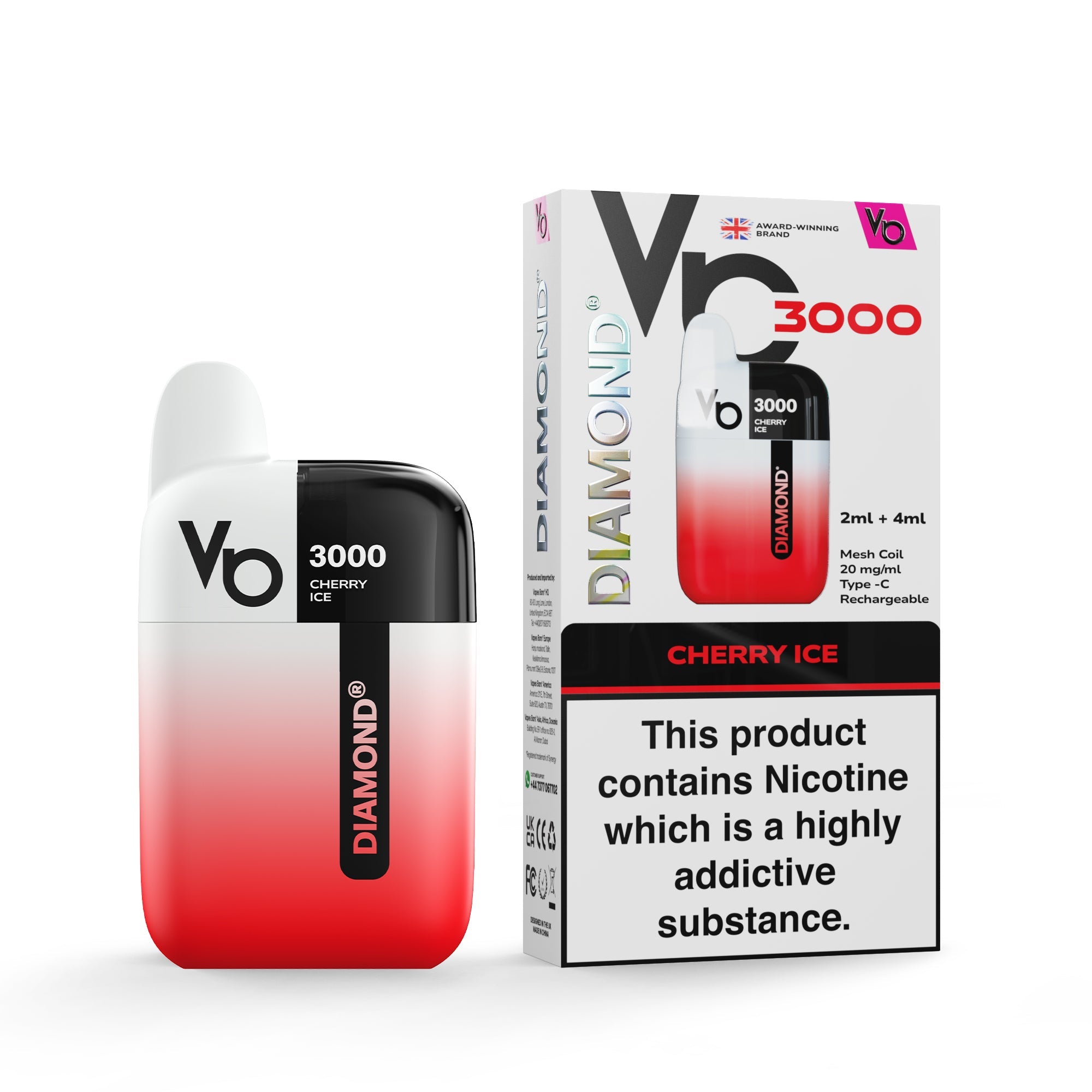 Diamond 3000 Puffs Disposable Pod Vape Kit By Vapes Bars Diamond 3000 Puffs Disposable Pod Vape Kit By Vapes Bars