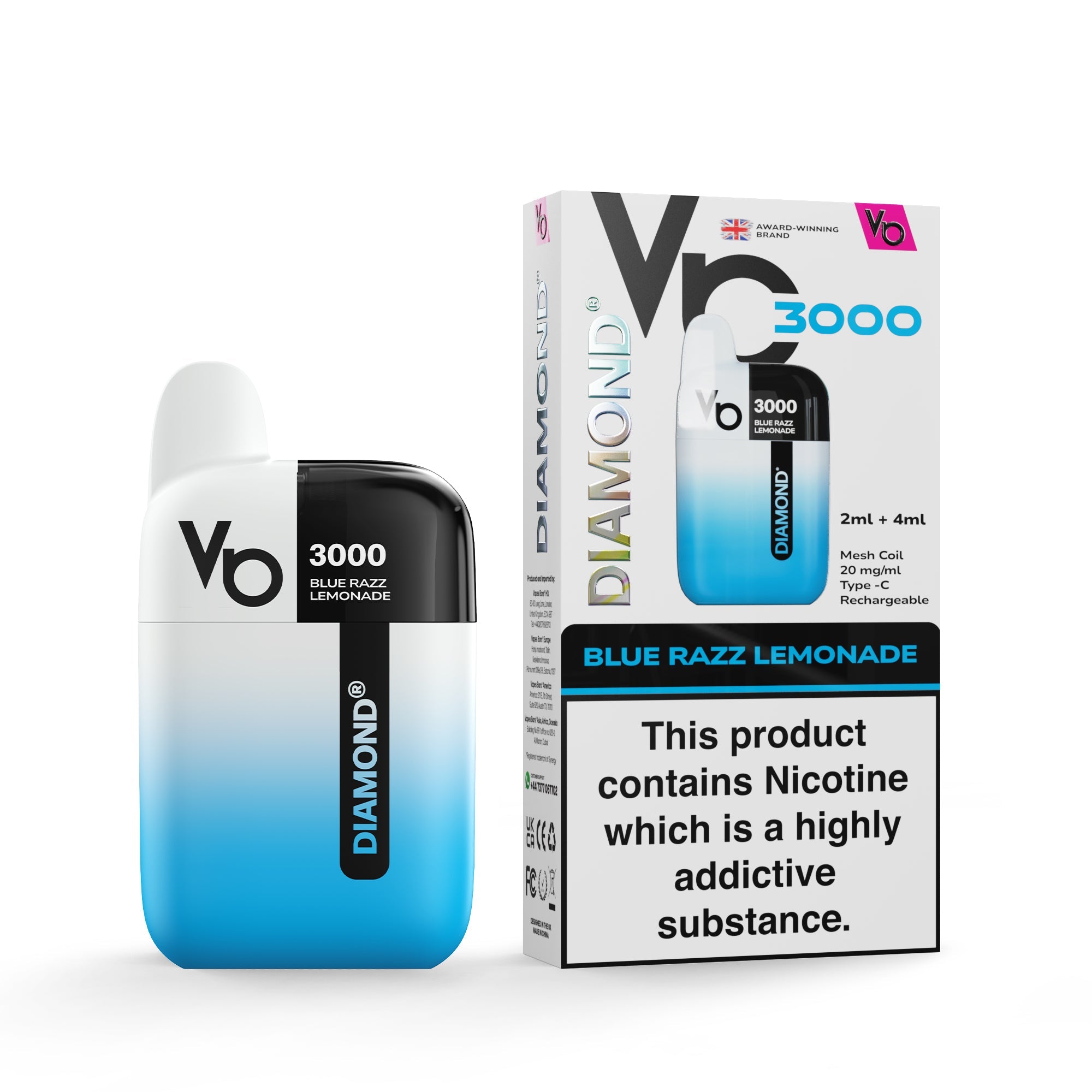 Diamond 3000 Puffs Disposable Pod Vape Kit By Vapes Bars Diamond 3000 Puffs Disposable Pod Vape Kit By Vapes Bars