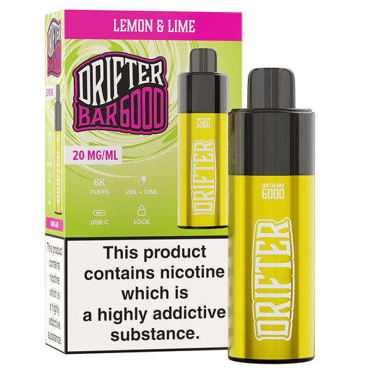 Drifter Bar 6000 - Lemon and Lime - Power Vape Shop