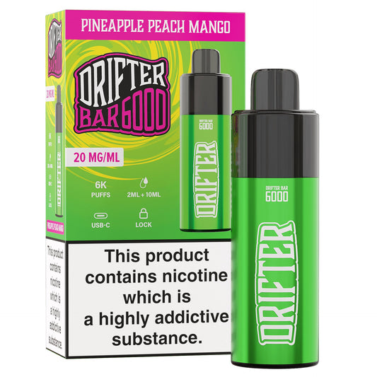 Drifter Bar 6000 - Pineapple Peach Mango - Power Vape Shop