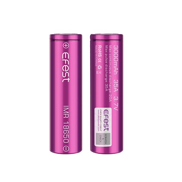 Efeast IMR 18650 3000mAh 35A Batteries - Pack of 2 - Power Vape Shop