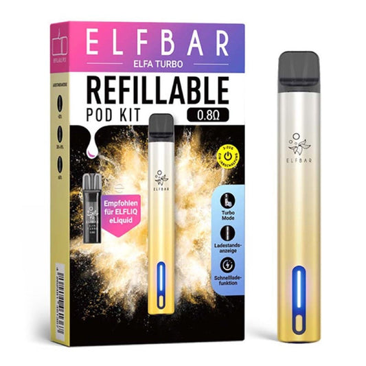 Elf Bar Elfa Turbo Pod Kit | Refillable Pods - Power Vape Shop
