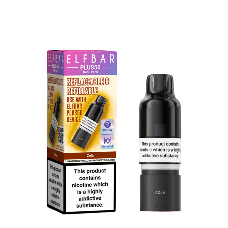 Elf Bar Plus 50 Replacement Pods - Power Vape Shop