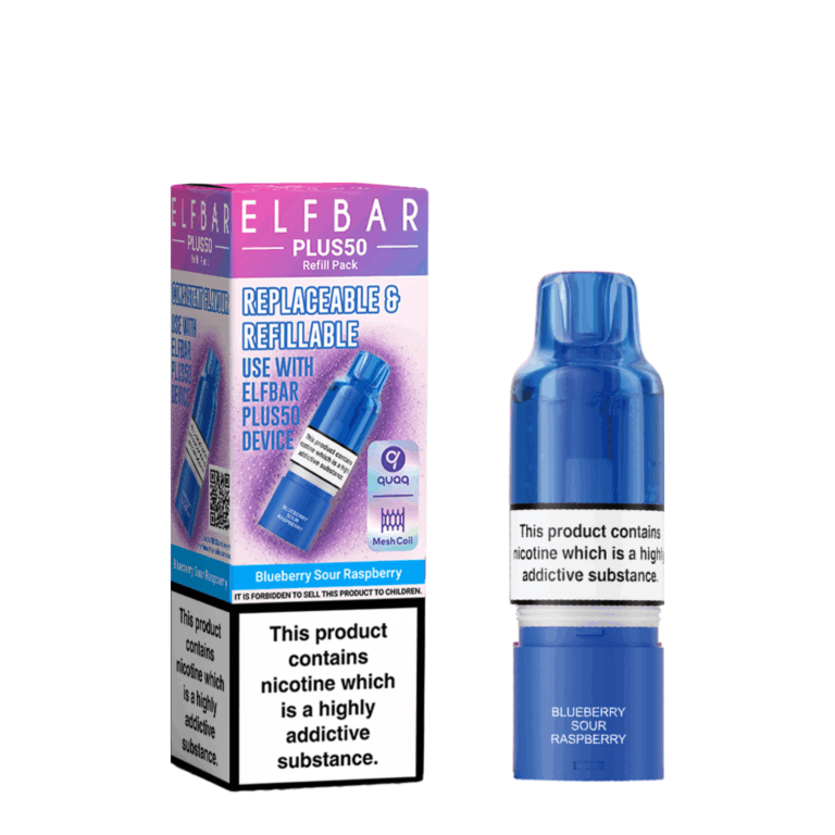 Elf Bar Plus 50 Replacement Pods - Power Vape Shop