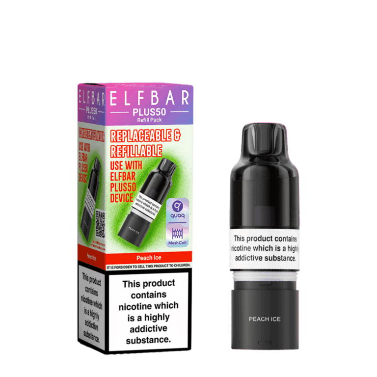 Elf Bar Plus 50 Replacement Pods - Power Vape Shop