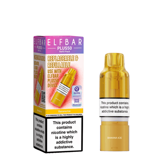 Elf Bar Plus 50 Replacement Pods - Power Vape Shop