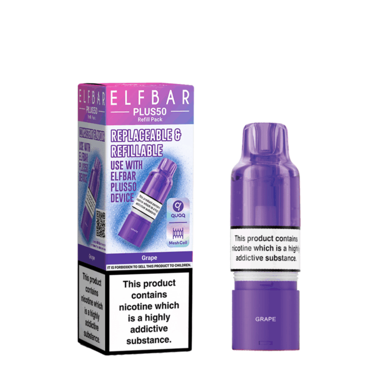 Elf Bar Plus 50 Replacement Pods - Power Vape Shop