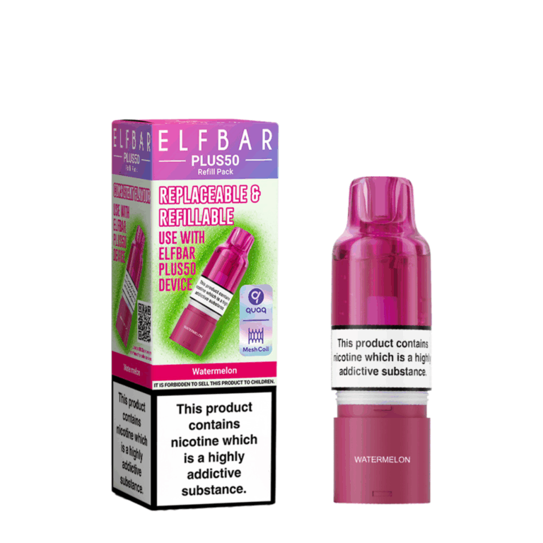 Elf Bar Plus 50 Replacement Pods - Power Vape Shop