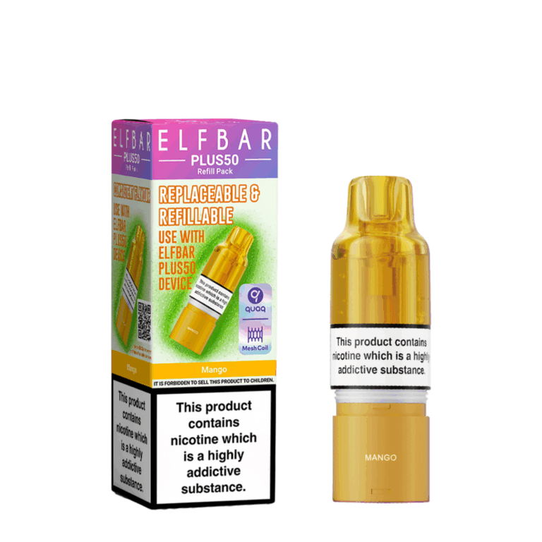 Elf Bar Plus 50 Replacement Pods - Power Vape Shop